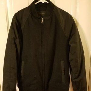NWOT Banana Republic Navy Wool Bomber Jacket